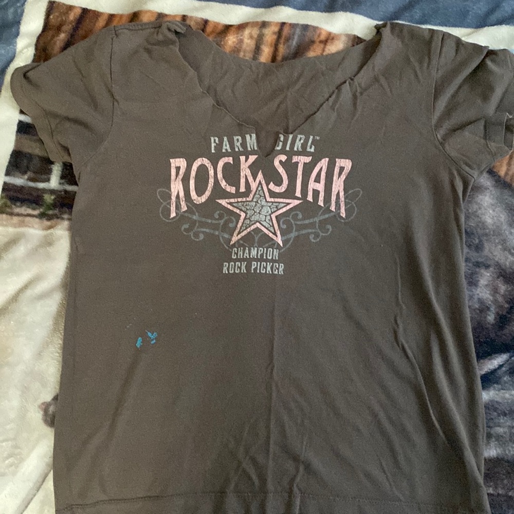 Farm Girl Rockstar t-shirt
